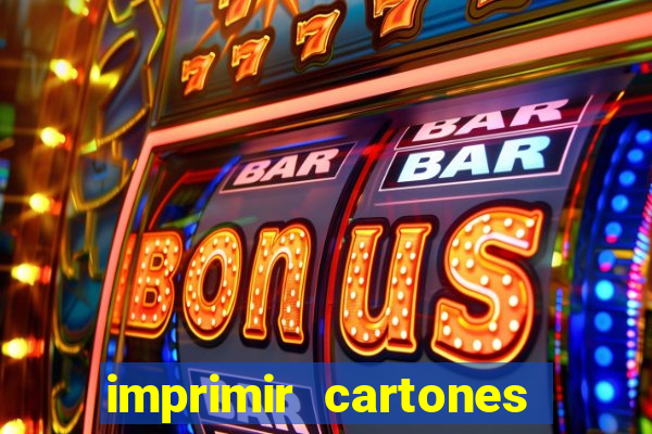 imprimir cartones de bingo